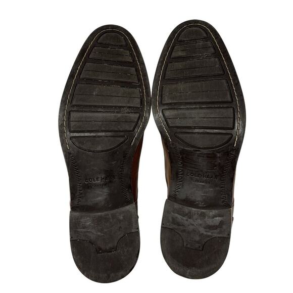 Cole Haan Grand OS Brown Leather Split Toe Oxford Dress Shoes main image 7